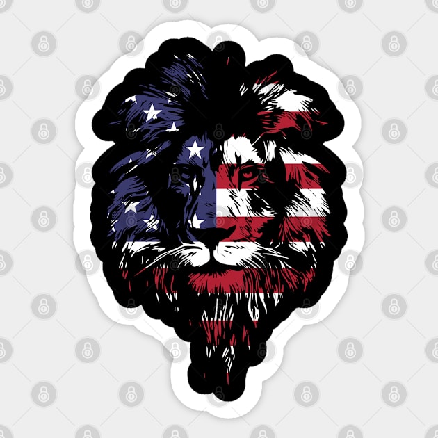 American Royalty Sticker by graphicganga